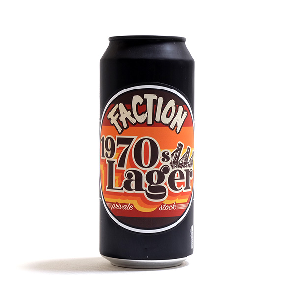 ファクションブリューイング / 1970年代ラガー 473ml缶 [Faction Brewing / 1970’s Lager]
