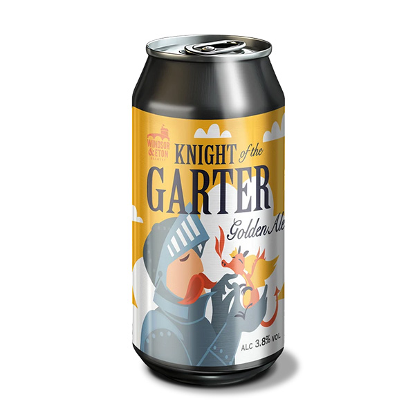 (空輸) ウィンザー＆イートン / ナイト・オブ・ザ・ガーター (Golden Ale) 440ml缶 [Windsor & Eton Brewery / Knight of the Garter]