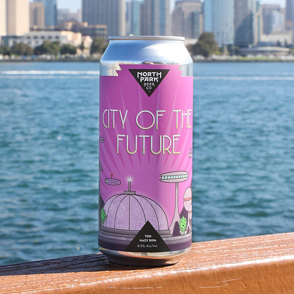 (空輸) ノースパーク / シティ・オブ・ザ・フューチャー (TDH Hazy Double IPA) 473ml缶 [North Park Beer Company / City Of The Future]