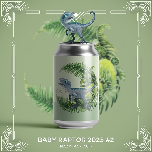 インクホーンブルーイング / ベイビーラプター 2025 #2 (Hazy IPA) 355ml缶 [Inkhorn Brewing / Baby Raptor 2025 #2]