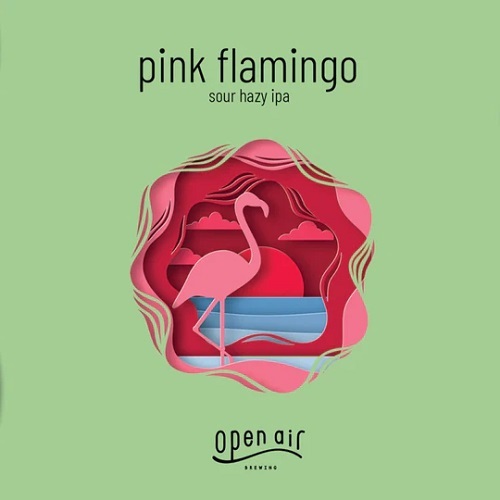 オープンエア / ピンクフラミンゴ (Sour Hazy IPA) 350ml缶 [Open Air / Pink Flamingo]