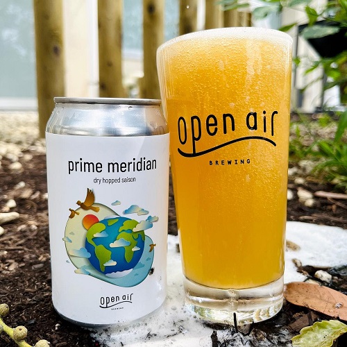 オープンエア / プライムメリディアン (Dry Hopped Saison) 350ml缶 [Open Air / Prime Meridian]