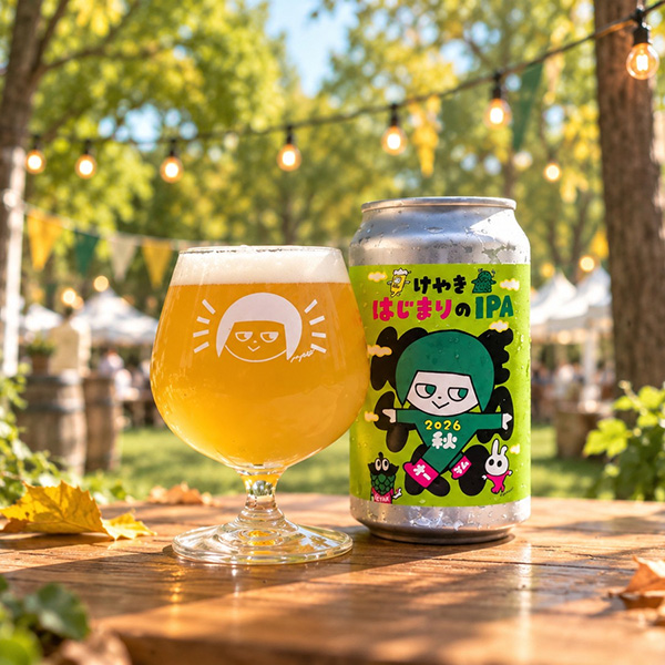 NAMACHAん Brewing / けやき はじまりのIPA～2026秋～ (American IPA) 350ml缶 [NAMACHAN Brewing / Keyaki Hajimari no IPA ～2026 Autumn～]