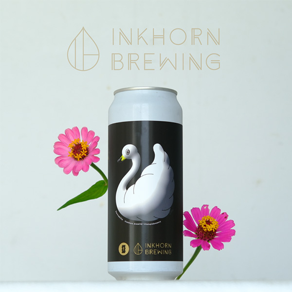トートピア x インクホーン / スワンフィリア (白鳥狂愛症) (DDH Hazy DIPA) 500ml缶 [Totopia x Inkhorn / Swanphilia]
