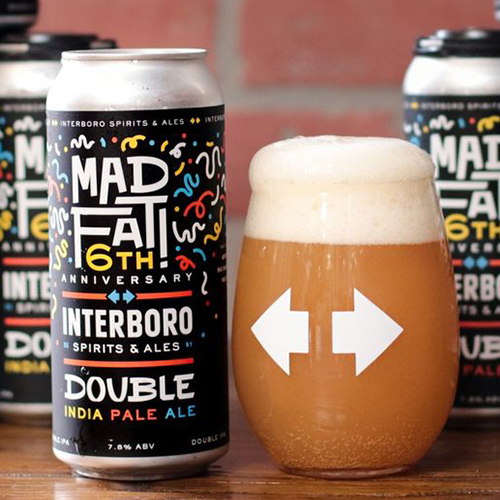 インターボロ / マッドファット 6th (Hazy Double IPA) 473ml缶 [Interboro / Mad Fat 6th]