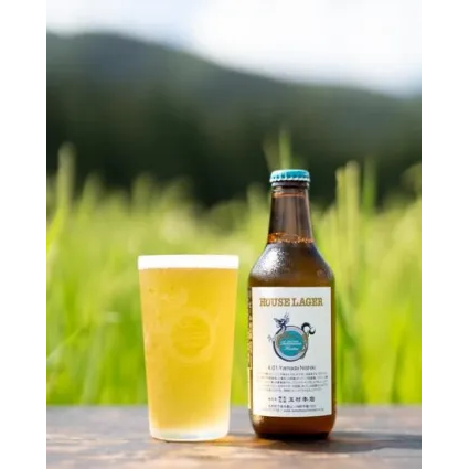 志賀高原ビール / ハウスラガー 4.01 山田錦 (Rice Lager) 330ml瓶 [Shiga Kogen Beer / HOUSE LAGER 4.01 Yamada Nishiki]