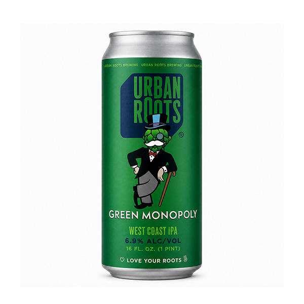 アーバンルーツ / グリーンモノポリー (West Coast IPA) 473ml缶 [Urban Roots Brewing / Green Monopoly]