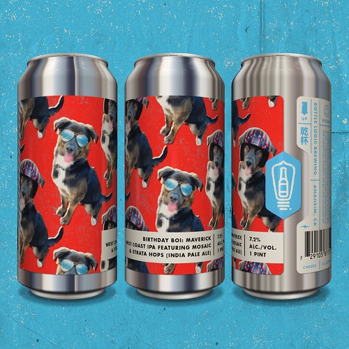 ボトルロジック / バースデーボーイ: マーベリック (West Coast Style IPA) 473ml缶 [Bottle Logic Brewing / Birthday Boi: Maverick]