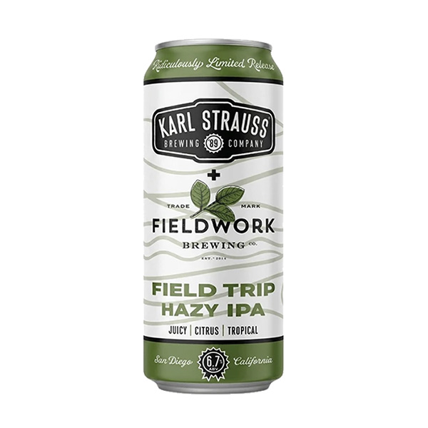 カールストラウス x フィールドワーク / フィールドトリップ・ヘイジーIPA 473ml缶 [Karl Strauss x Fieldwork / Field Trip Hazy IPA]