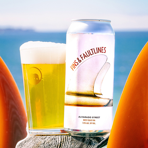 アルヴァラードストリート / フィンズ・アンド・フォールトラインズ (West Coast IPA) 473ml缶 [Alvarado Street Brewery / Fins and Faultlines]