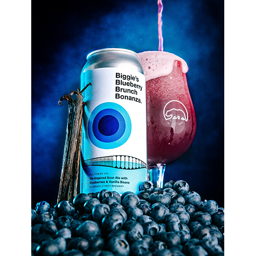 アルヴァラードストリート / ビギーズ・ブルーベリー・ブランチ・ボナンザ (Pie-inspired Sour Ale with Blueberries & Vanilla Beans) 473ml缶 [Alvarado Street Brewery / Biggies Blueberry Brunch Bonanza]