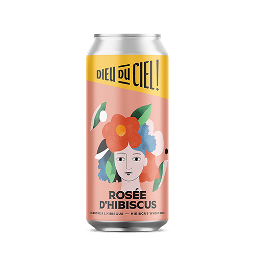 デュー・デュ・シエル！ / ロゼ・ディビスキュス (Hibiscus Wheat Beer) 473ml缶 [Dieu Du Ciel! / Rosée d'Hibiscus]