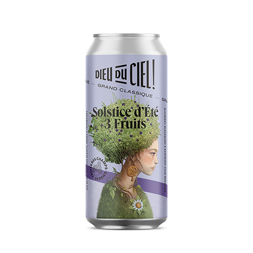 デュー・デュ・シエル！ / ソルスティス・デテ・トロワ・フリュイ (Sour Wheat Ale with Fruits) 473ml缶 [Dieu Du Ciel! / Solstice d'Été 3 Fruits]
