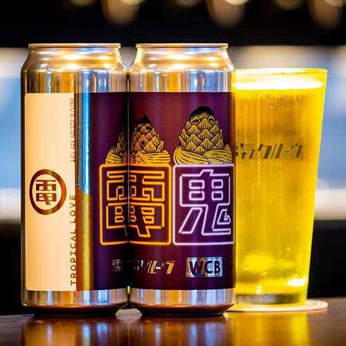 ウエストコーストブルーイング x 電気グルーヴ / トロピカル・ラブ (K&ouml;lsch) 500ml缶 [West Coast Brewing x DENKI GROOVE / TROPICAL LOVE]