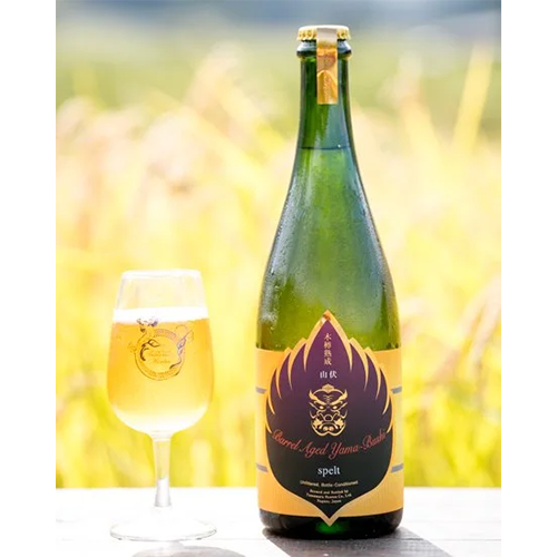 玉村本店 / 木樽熟成 山伏 spelt (Barrel Aged Blonde Ale) 750ml瓶 [Tamamura Honten / Barrel Aged Yama-Bushi spelt]