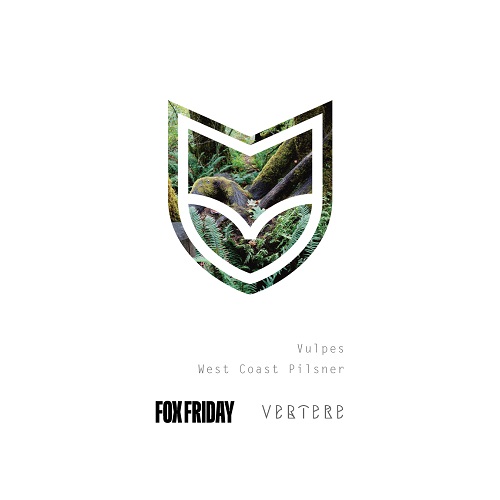 バテレ x フォックスフライデー / ブルペス (West Coast Pilsner) 500ml缶 [VERTERE x Fox Friday Craft Brewery / Vulpes #1]
