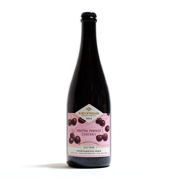 ブラインドエンスージアズム / フルーツフル・パースーツ・チェリー 2024 (Belgian-Style Fruit Lambic) 750ml瓶 [Blind Enthusiasm / Fruitful Pursuits: Cherry 2024]