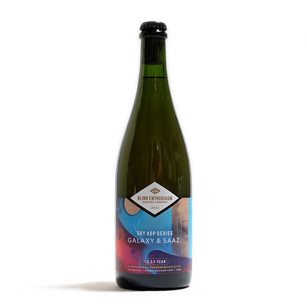 ブラインドエンスージアズム / ドライホップシリーズ：ギャラクシー＆ザーツ 2023 (Dry Hopped Spontaneous Fermentation Blend) 750ml瓶 [Blind Enthusiasm / Dry Hop Series: Galaxy & Saaz 2023]