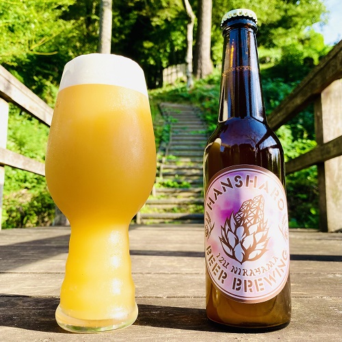 反射炉ビヤ / ピーチホワイトIPA～川中島白桃Ver.～ (White IPA) 330ml瓶 [Hansharo Beer / Peach White IPA (Kawanakajima Hakutou Ver.)]
