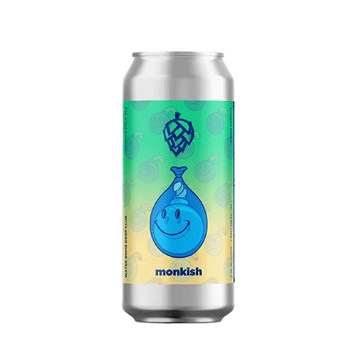 モンキッシュ / ウォーターボム・ドロップクラブ (DDH New England IPA) 473ml缶 [Monkish / Water Bomb Drop Club]