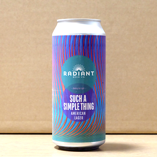 レディアント / サッチ・ア・シンプル・シング (American Lager) 473ml缶 [Radiant Beer Co. / Such a Simple Thing]