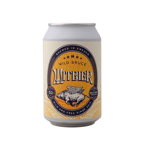 ワイルドブルース / ヴィットビア (Belgian White) 330ml缶 [Wild Bruce / Witbier]