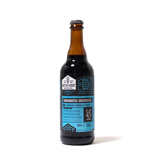 ボトルロジック / ファンダメンタル・オブザベーション 2024 (Barrel-Aged Imperial Stout with Vanilla) 500ml瓶 [Bottle Logic Brewing / Fundamental Observation 2024]