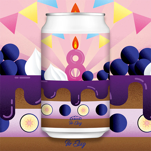 ビーイージーブルーイング / 8th Anniversary ブルーベリージャムスタウト (BlueberryJam Stout) 350ml缶 [Be Easy Brewing / 8th Anniversary BlueberryJam Stout]