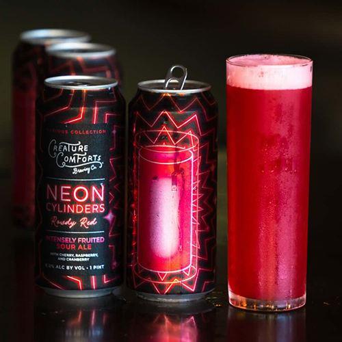 クリーチャーコンフォーツ / ネオンシリンダーズ: ラウディーレッド (Fruited Sour) 473ml缶 [Creature Comforts Brewing / Neon Cylinders: Rowdy Red]