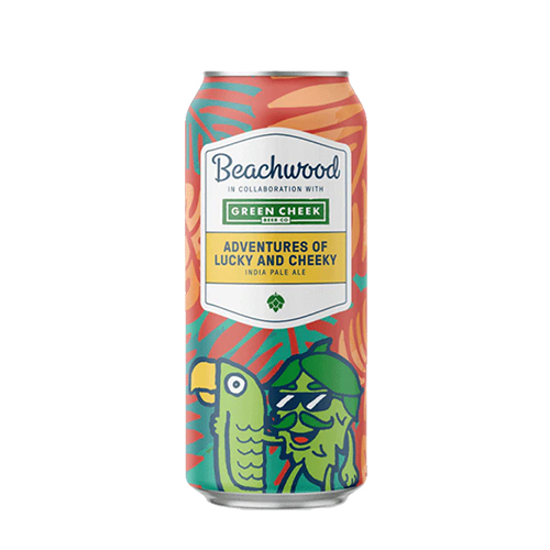 ビーチウッド x グリーンチーク / ラッキーとチーキーの大冒険 (West Coast IPA) 473ml缶 [Beachwood x Green Cheek / Adventures of Lucky & Cheeky]