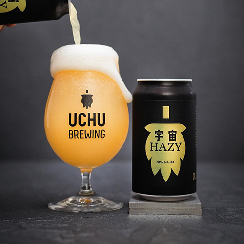 【ノンアルコールビール】 うちゅうブルーイング / 宇宙HAZY (DDH Non Alcoholic IPA) 350ml缶 [UCHU BREWING / UCHU HAZY]