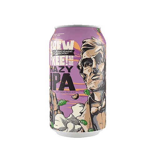 トゥエンティファーストアメンドメント / ブリューフリーオアダイ ヘイジーIPA 355ml缶 [21st Amendment Brewery / Brew Free! Or Die Hazy IPA]