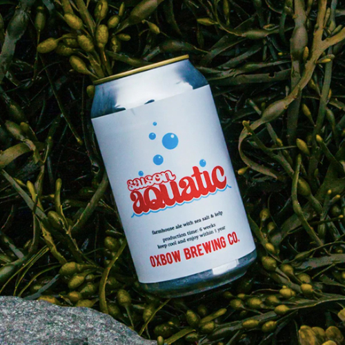 オックスボウ / セゾンアクアティック (Farmhouse Ale with Kelp) 355ml缶 [Oxbow / Saison Aquatic]