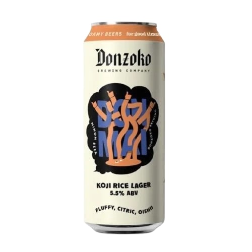 ドンゾコ x 箕面ビール / ドンマイ (Koji Rice Lager) 500ml缶 [Donzoko Brewing Company x Minoh Beer / DONMAI]