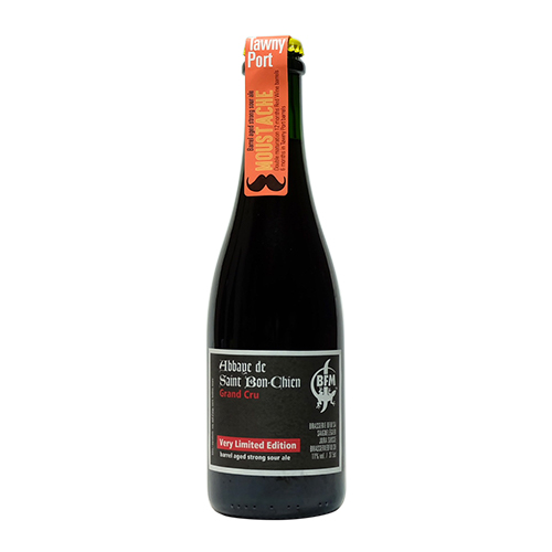 BFM / 2021 アベイ ドゥ サン ボンシェン グランクリュ “ムスタッシュ・トゥニーポート” (Barrel Aged Strong Sour Ale) 375ml瓶 [BFM / 2021 Abbaye de Saint Bon-Chien Grand Cru “Moustache Tawny Port”]