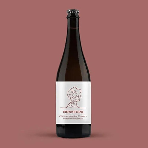 ポモナアイランド x ヨンダー / モンクフォード (Wild Farmhouse Sour Ale aged in Cotes du Rhone Barrels) 750ml瓶 [Pomona Island x Yonder / MONKFORD]