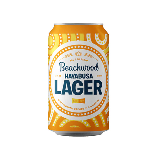(空輸) ビーチウッド / ハヤブサラガー (Japanese-style Lager) 355ml缶 [Beachwood Brewing / Hayabusa Lager]