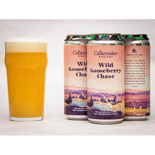 (空輸) セラーメイカー / ワイルドグーズベリーチェイス (Hazy IPA) 473ml缶 [Cellarmaker / Sound and Fury]