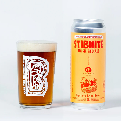 ビッグハンドブロス x グランドタップ / スティブナイト (輝安鉱) (Irish Red Ale) 500ml缶 [Bighand Bros. Beer x GROUNDTAP BREWERY / Stibnite]