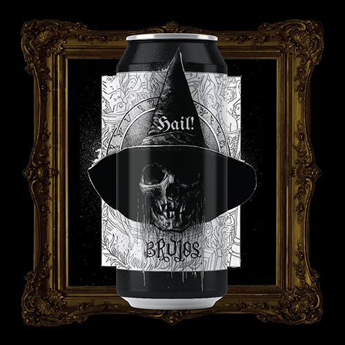 (空輸) ブルホス / ヘイル! - フルムーンハーベストエディション (DDH New England Double IPA) 473ml缶 [Brujos Brewing / Hail! - Full Moon Harvest Edition]