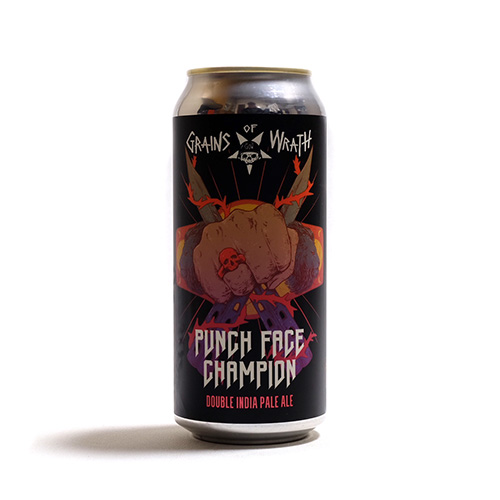 グレインズ・オブ・ラス / パンチ・フェイス・チャンピオン (West Coast Double IPA) 473ml缶 [Grains of Wrath / Punch Face Champion]