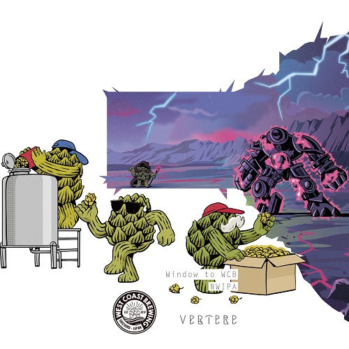 バテレ / ウィンドウ・トゥ・ウエストコーストブルーイング 2023 (North West IPA) 500ml缶 [VERTERE / Window to WCB 2023]