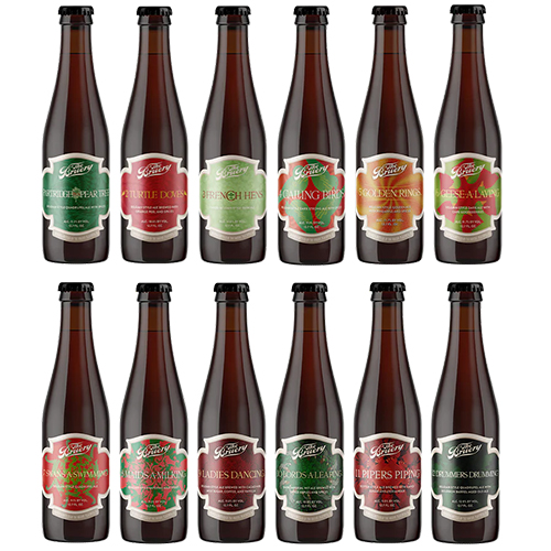 ザ・ブルーリー / トゥエルブ・デイズ・オブ・クリスマス・コレクション 2024 375ml瓶 x 12本 [The Bruery / 12 Days of Christmas Collection 2024]