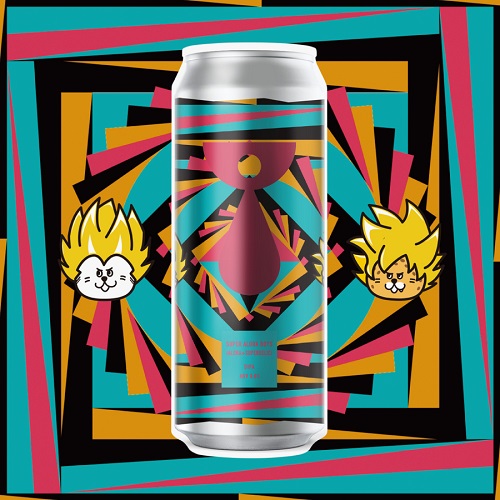 ティーンネイジブルーイング x ゆうやボーイズ / スーパーアローラボーイズ (DIPA) 500ml缶 [Teenage Brewing x Yuya Boys / Super Alora Boys (Alora+Superdelic)]