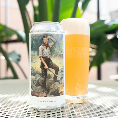 (空輸) イーブルツインNYC / チョッピングウッド (DDH Hazy DIPA) 473ml缶 [Evil Twin NYC / Chopping Wood]