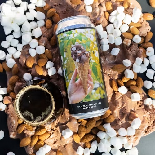 イーブルツインニューヨーク / フリーザーフレッシュ サンデー ロッキーロード (Imperial Stout) 473ml缶 [Evil Twin NYC / Freezer Fresh Sundae - Rocky Road]