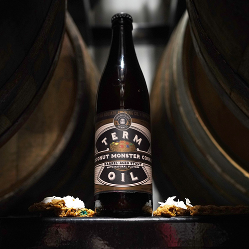 トップリングゴライアス / タームオイル・ココナッツ・モンスタークッキー (Barrel-aged Imperial Stout) 650ml瓶 [Toppling Goliath / Term-oil Coconut Monster Cookie]
