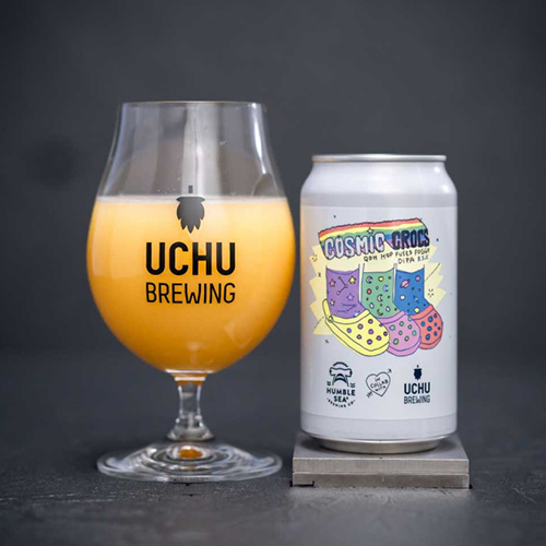 うちゅうブルーイング / コズミッククロックス (QDH Hop Fused Foggy DIPA) 350ml缶 [UCHU BREWING / COSMIC CROCS]